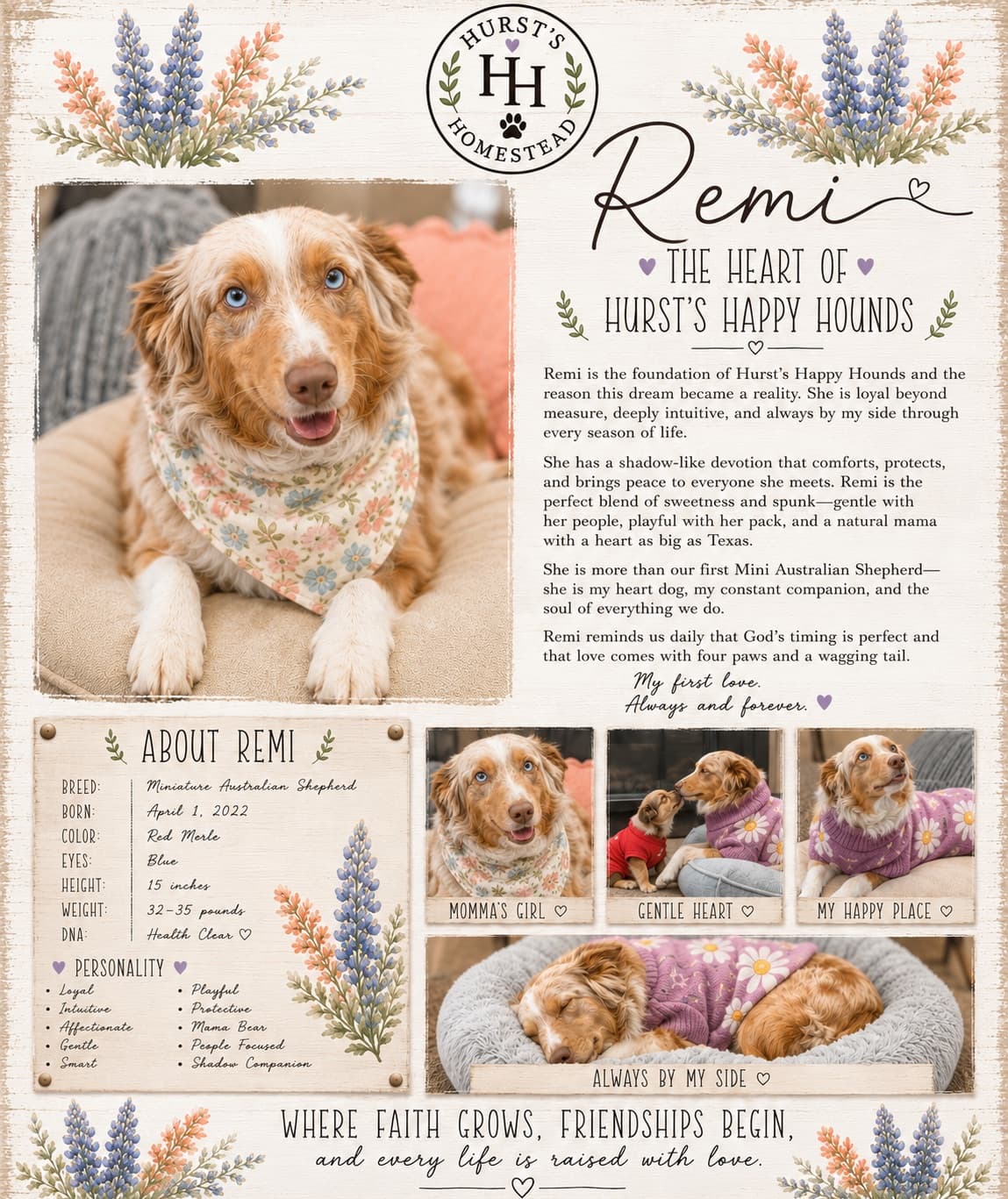 Remi, Dam
